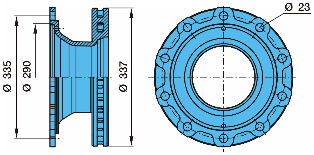   BPW SKH -SB3745  ABS ORIGINAL