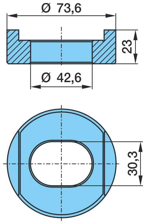   BPW  ?30*43 L=74*h=23 ORIGINAL