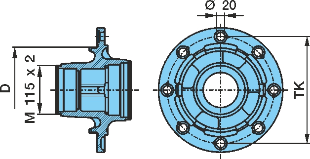  BPW KH/KR ECO 9 220.8/275/8*22 ORIGINAL