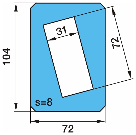   BPW 104*72 h-8 ORIGINAL