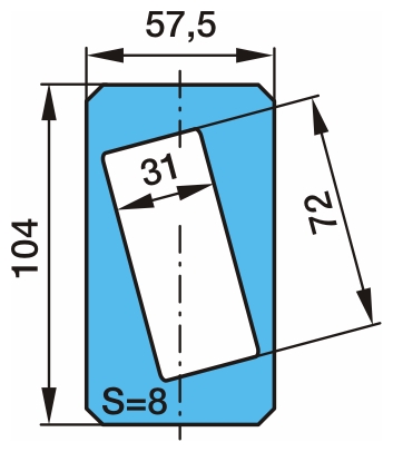   BPW 104*58 h-8 ORIGINAL