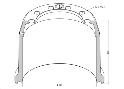   PE 300*200 h=295 BPW Conv-Eco