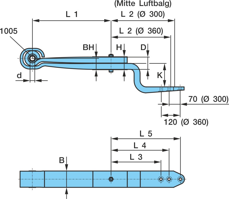  BPW 2*33*100 / 470+450 (425) ORIGINAL