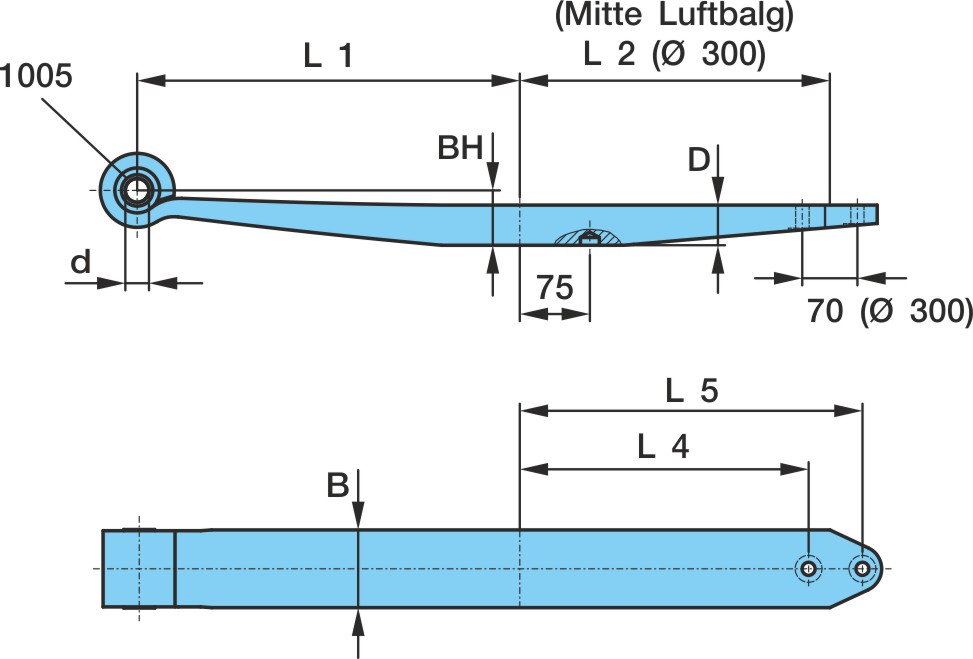  BPW 1*48*100 / 575+295 (270) K=0 ORIGINAL