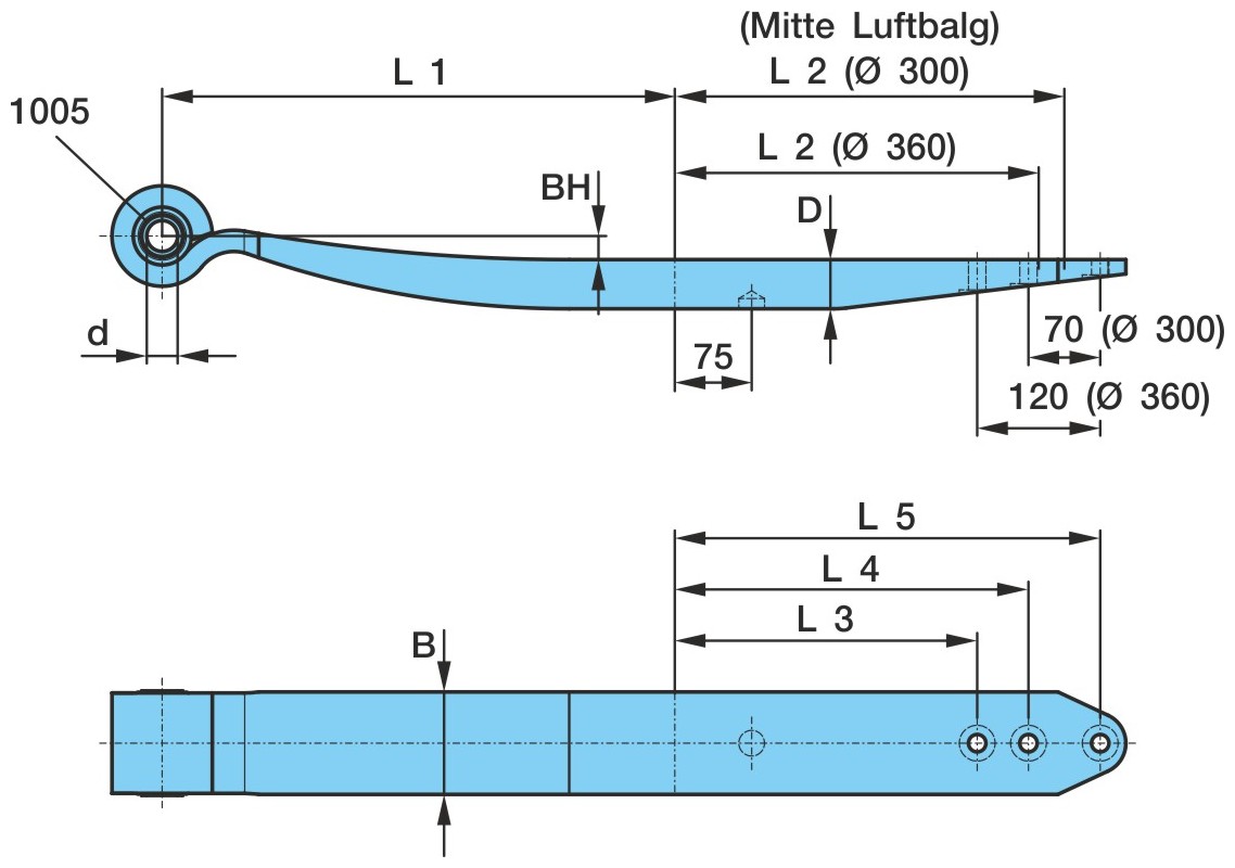  BPW 1*48*100 / 500+440 (415) K=0 ORIGINAL