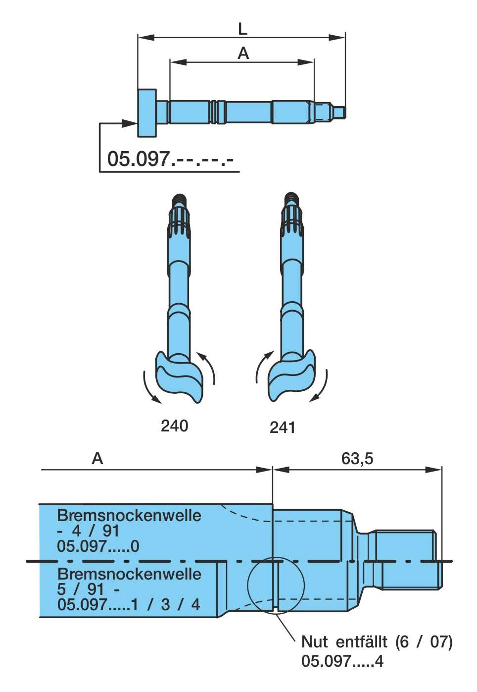   BPW-SN420  L=480 / 42-38 ORIGINAL