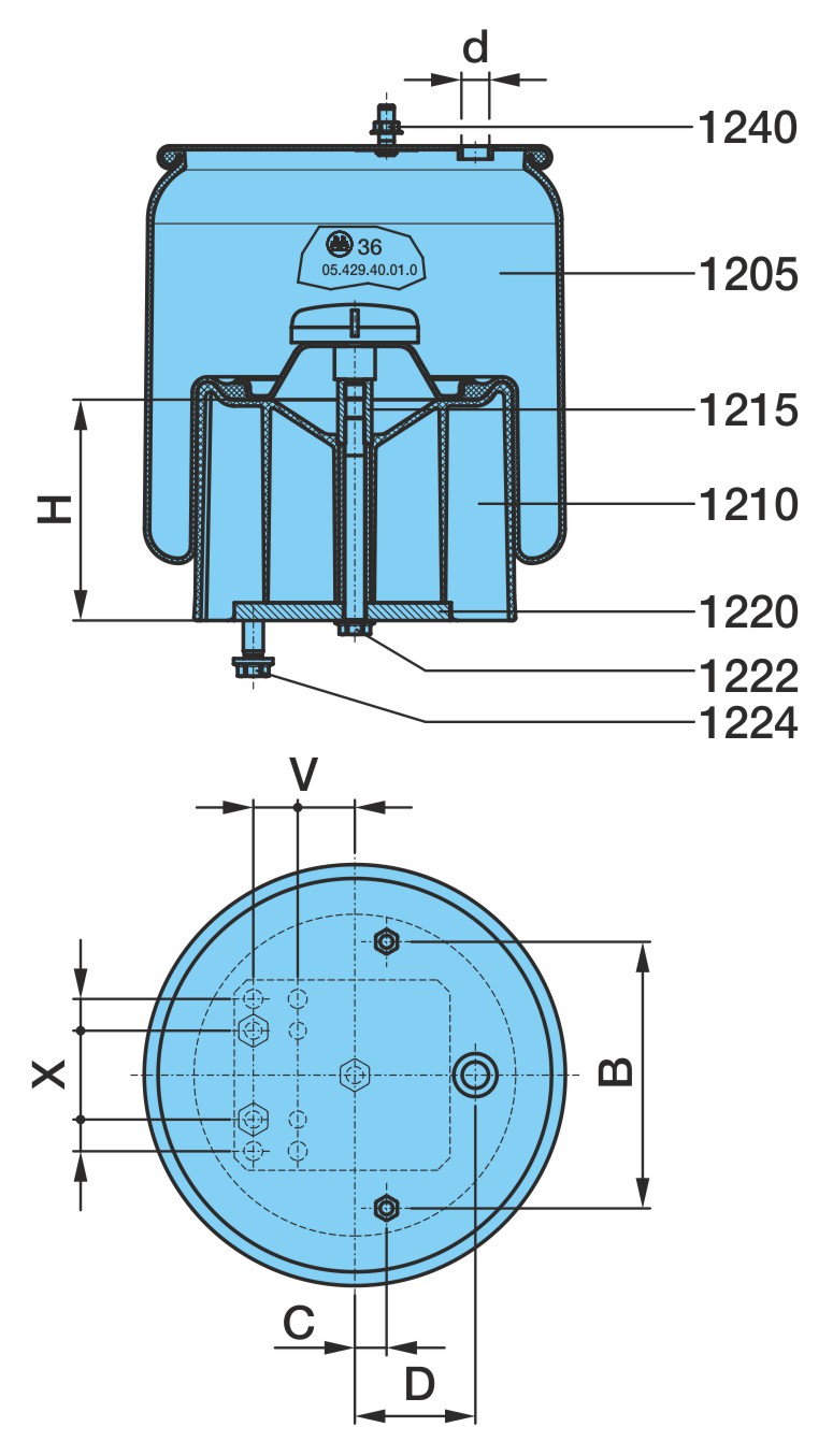  BPW-36    h=175 ORIGINAL