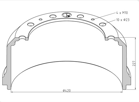   PE 420*180 h=227 SAF RSM-9042