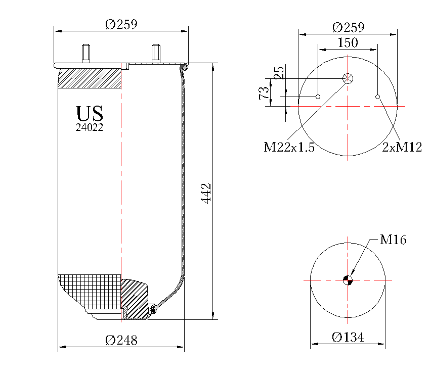  SAF / 2618V /   / GENIRPARTS