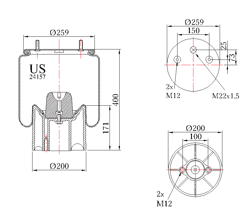  ROR / 4157np04 / -  h=170 / GENIRPARTS