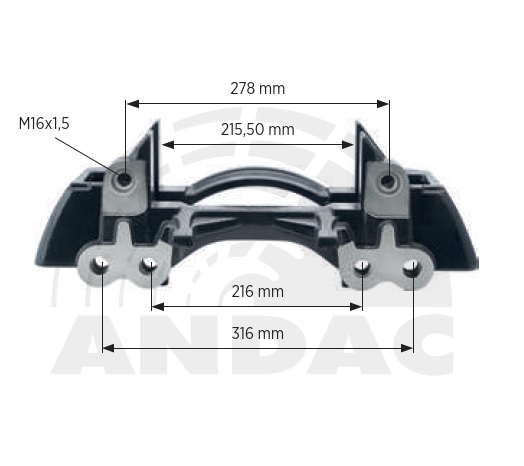   ST7 SAF Axle 22.5 