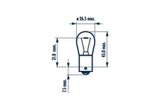  NARVA P21W-24V-BA15s - <--> stop rear