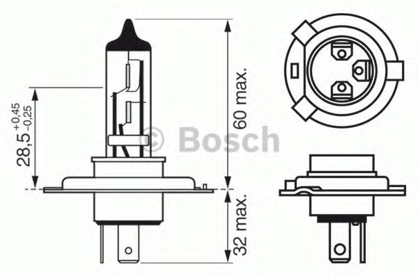 1987302041  H4 12V