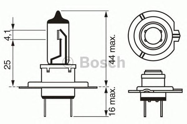  H7 24V 70W 1987302471 Bosch