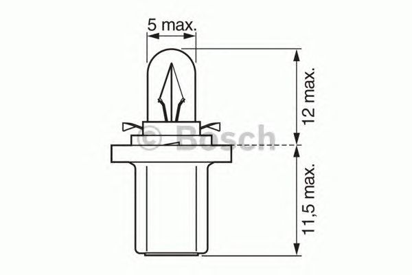   .  ( ) 24V 1,2W 1987302514 BOSCH