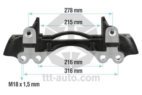  TTT  ST7 SAF Axle 22.5 