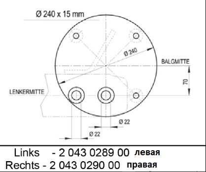   SAF  ?240*15 - V=70mm 