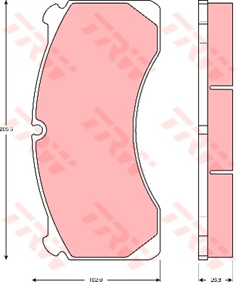   PAGID    205*102*27 Meritor-DX195-Ror