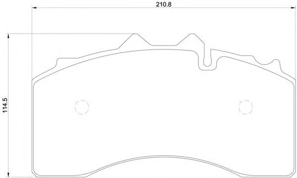 210 8. Колодки дисковые BPW Eco Plus. 29228 Колодки. Колодки тормозные 29228 210.8x114.5x30 BPW. Колодки дисковые wva29126 211x93x30/saf.