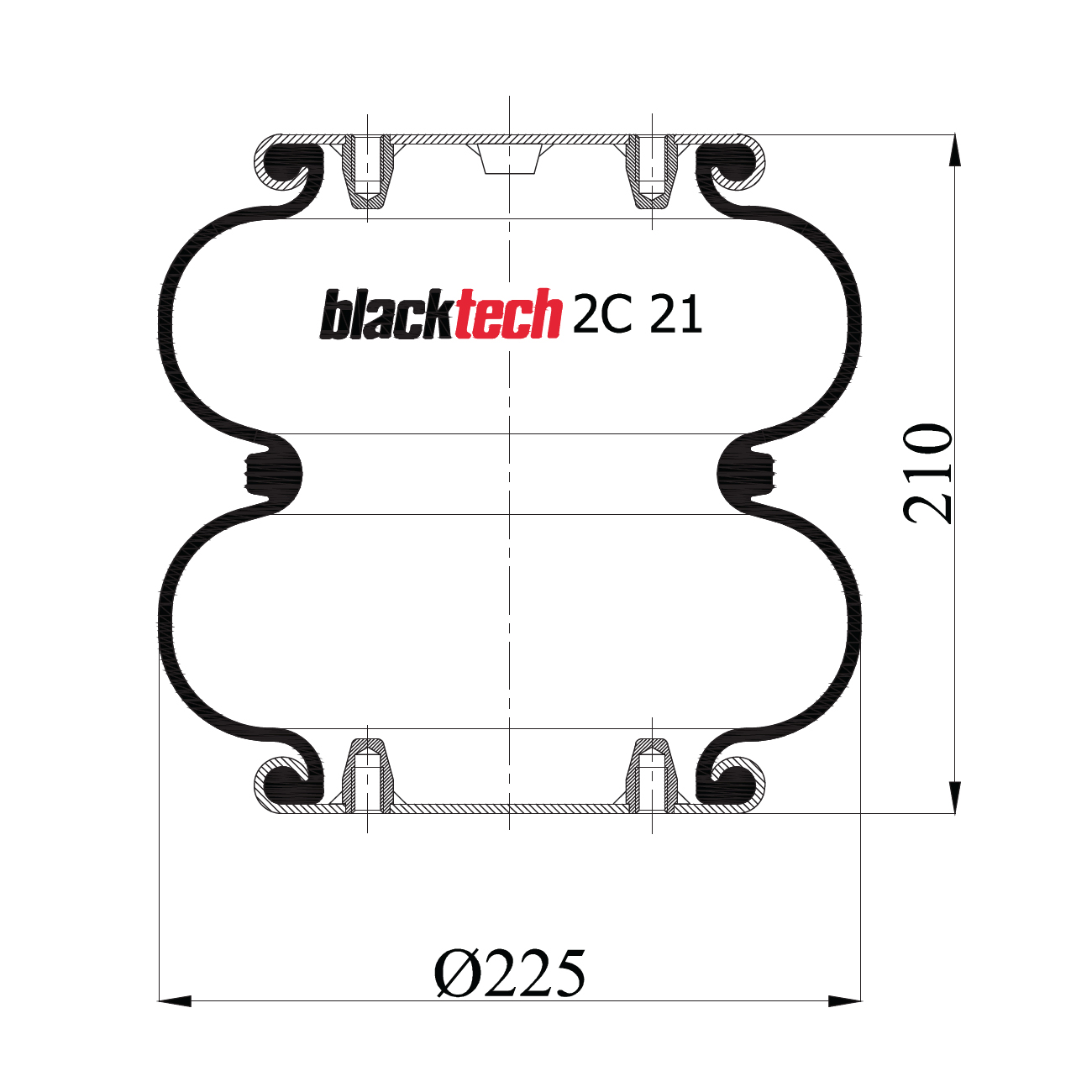    II BLACKTECH 1608 SAF