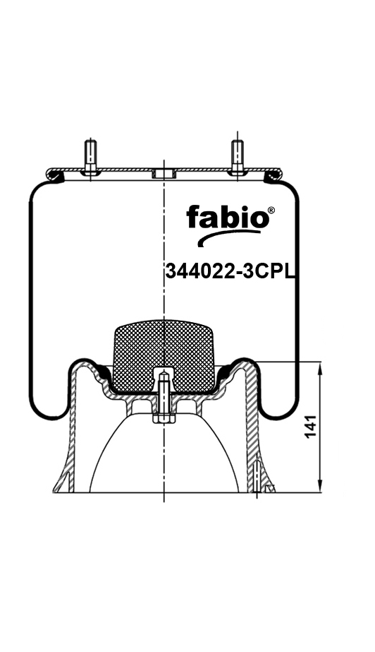  SAF / 2618V / -  h=140 / FABIO 34 4022-3CPL