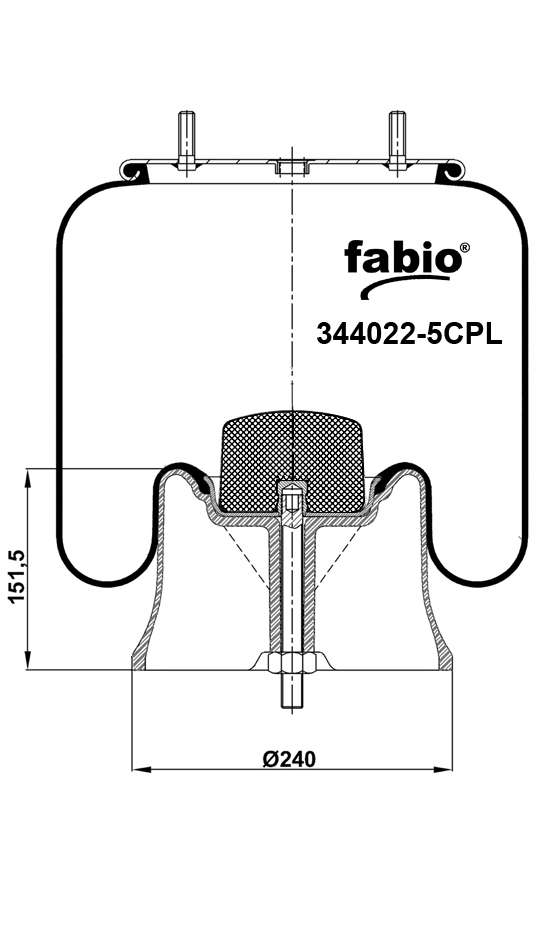  Saf / 2619V / -  h=150 / FABIO