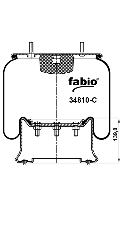  SAF / 2918=E1 / -  h=140 / FABIO 34 810-C