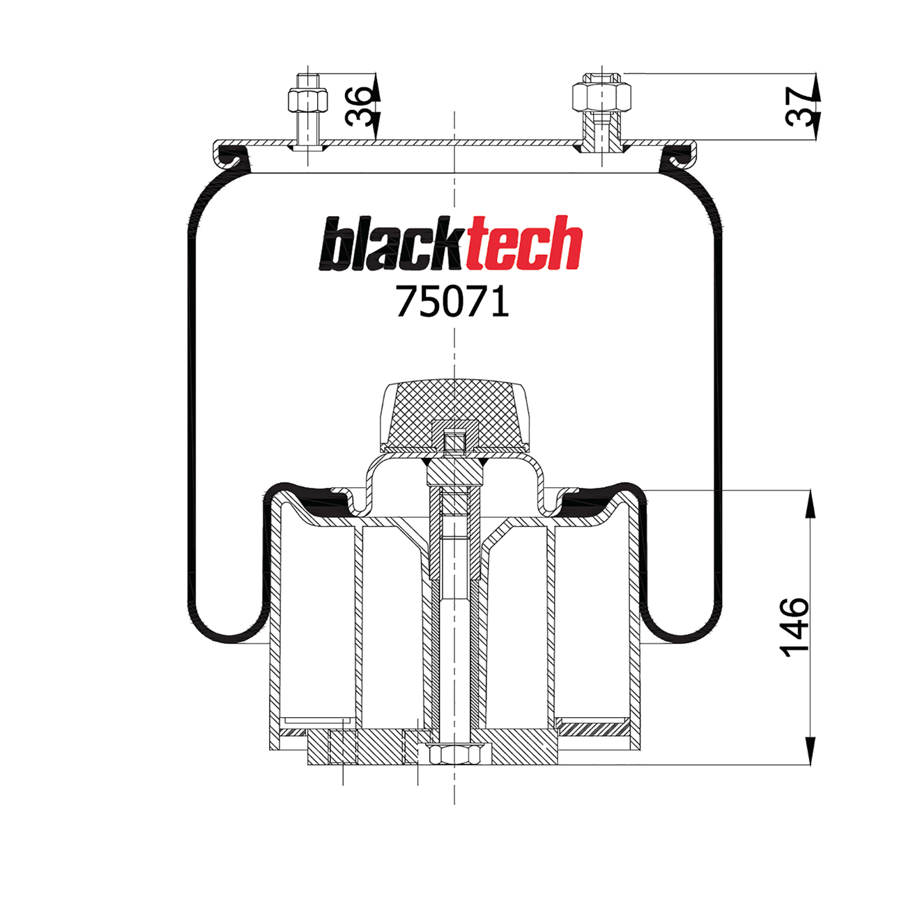  BLACKTECH - M20    h=180 Bpw-30