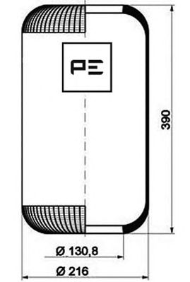  Contitech Iveco ?216-131 h=390