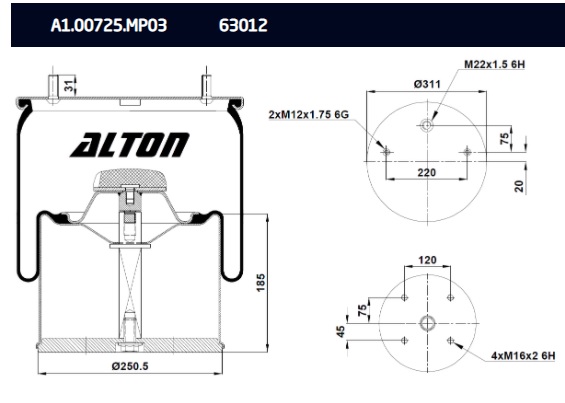  Gigant /  4  /   M h=178 / ALTON