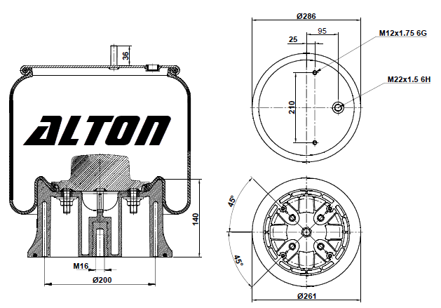  ALTON    h=140 / SAF 2919V