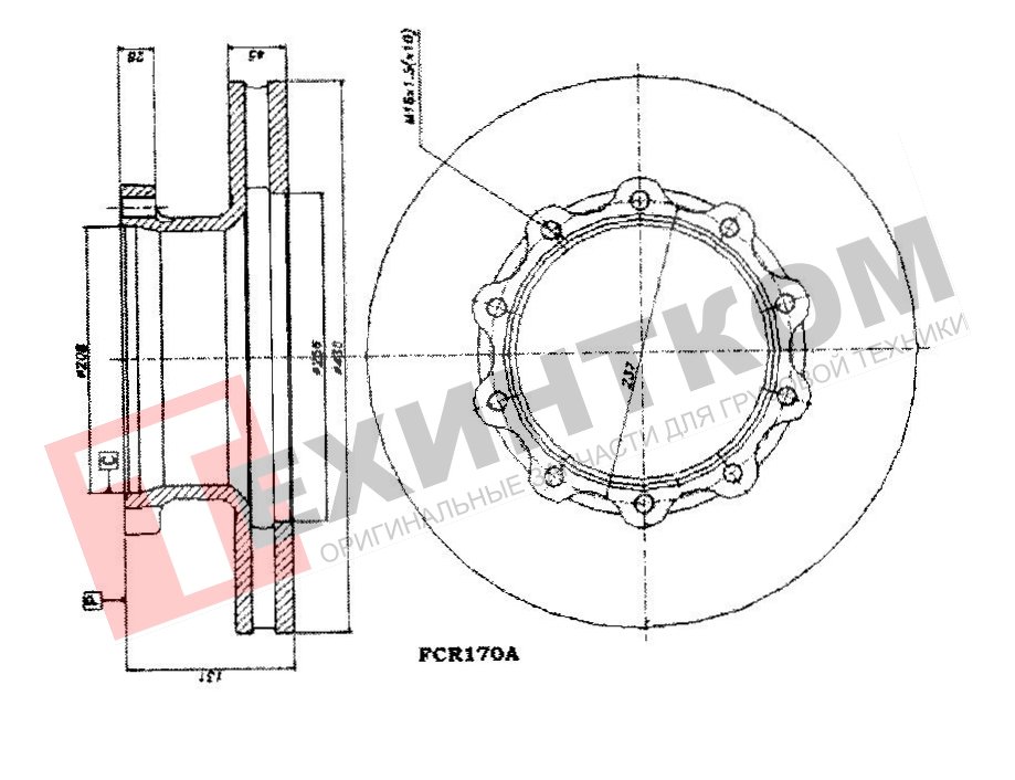   BERAL 10-d430-h131*45 Scania-4