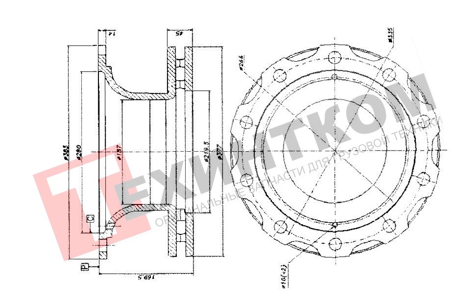   BERAL  ABS 10-d377-h169*45  ABS Bpw-SKH