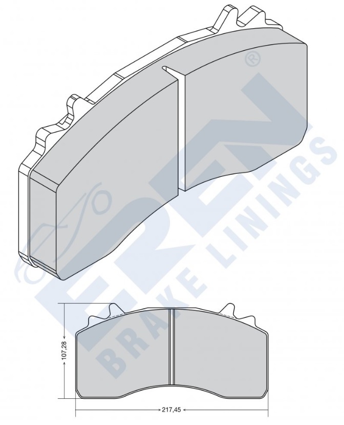   EREN Balata WABCO-Maxx22-Man / Tgx-Tgs  