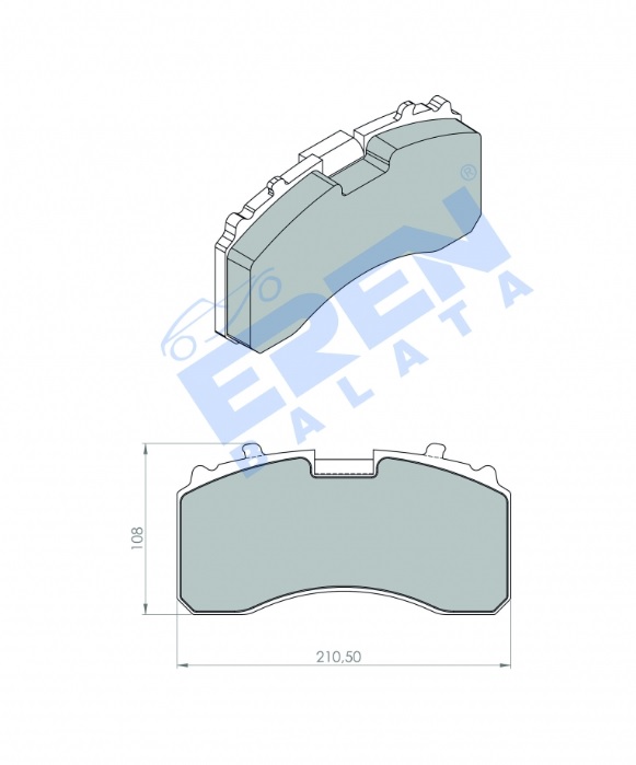   EREN Balata High Quality /BPW TS2-4309  / Formula M321