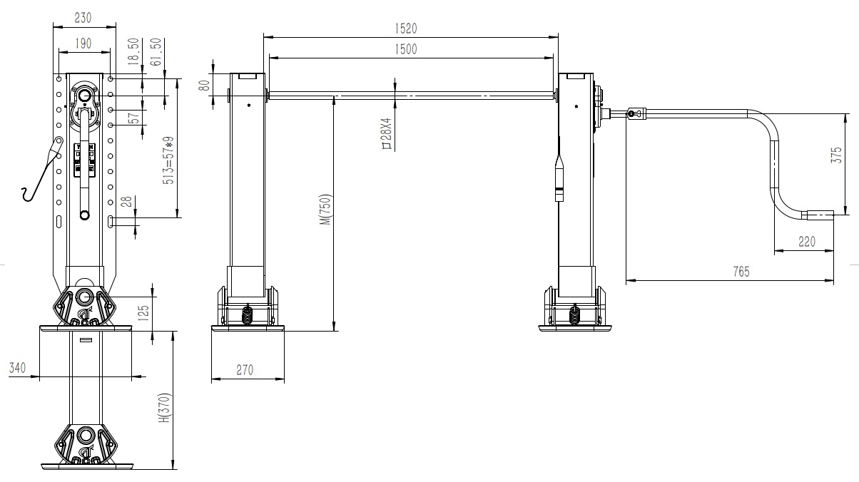   750mm, S-,  GENIRPARTS