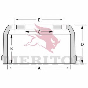   MERITOR 420*180 h=227 SAF RSM-9042