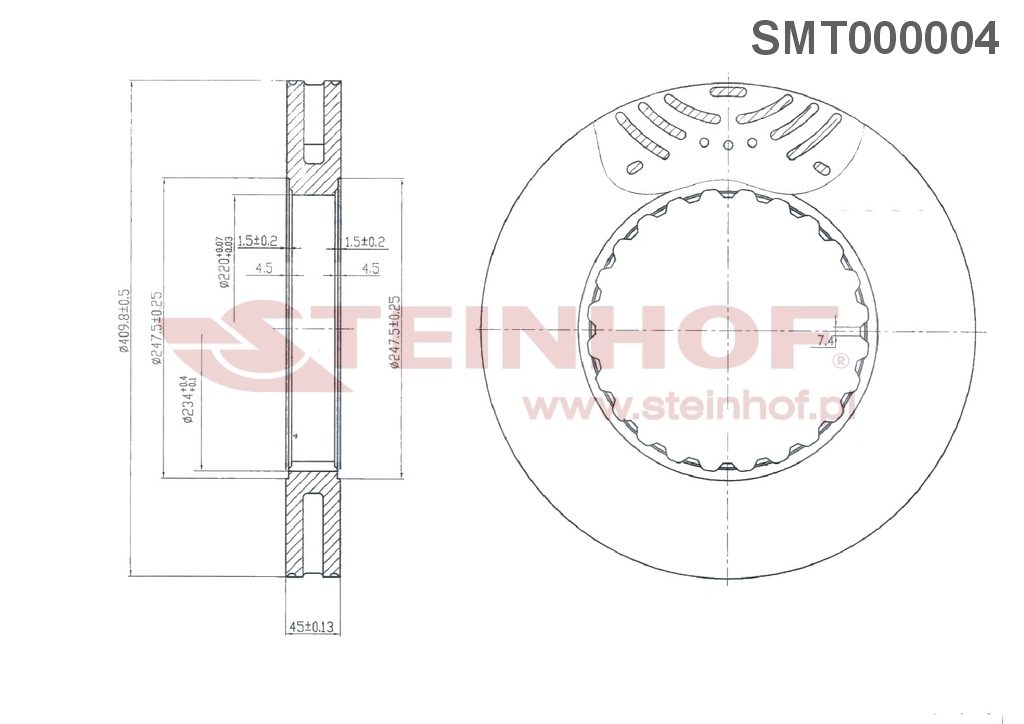    STEINHOF      410*220*45 VOLVO